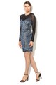 JUST CAVALLI Rochie bodycon cu insertii de plasa Femei