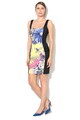 JUST CAVALLI Rochie cambrata cu model floral Femei