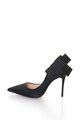 Bronx Pantofi stiletto din satin cu varf ascutit si funda Femei