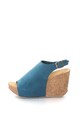 Zee Lane Sandale slingback de piele intoarsa cu talpa wedge Femei