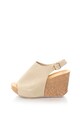 Zee Lane Sandale slingback de piele intoarsa cu talpa wedge Iole Femei