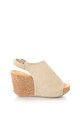 Zee Lane Sandale slingback de piele intoarsa cu talpa wedge Iole Femei