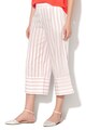 Vero Moda Pantaloni culotte in dungi cu slituri laterale Sunny Femei