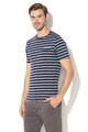 Jack & Jones Tricou cu model in dungi si buzunar pe piept Jed Barbati