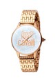 JUST CAVALLI - Овален часовник с лого на циферблата Жени