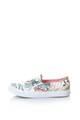 Sweet Years Pantofi slip-on cu model tropical si strasuri Femei