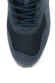 Navy Sail Pantofi sport de piele nabuc sintetica cu garnituri de plasa Olimpic Barbati