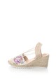 RB DI ROCCOBAROCCO Sandale tip espadrile cu talpa wedge Blue Frog Femei