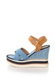 Yamamay Sandale wedge, cu aspect de denim Elody Femei