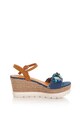 Enrico Coveri Sandale wedge tip espadrile Femei