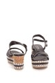 Enrico Coveri Sandale wedge tip espadrile, cu detalii de pluta Femei