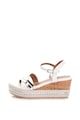 Enrico Coveri Sandale wedge tip espadrile, cu detalii de pluta Femei