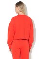 Juicy Couture Logómintás felső eldolgozatlan szegélyekkel, Piros/Fehér, S női