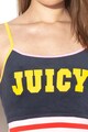 Juicy Couture Top crop cu logo Femei