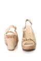 Laura Biagiotti Sandale wedge, cu aspect perforat Femei