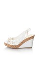 Laura Biagiotti Sandale wedge, cu aspect perforat Femei