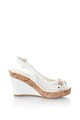 Laura Biagiotti Sandale wedge, cu aspect perforat Femei