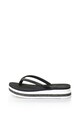 Laura Biagiotti Papuci flip-flop wedge cu aplicatie de strasuri Femei