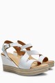 NEXT Sandale slingback de piele cu talpa wedge Femei