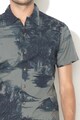 Jack & Jones Риза Hawaii по тялото с тропическа щампа Мъже