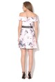 Little Mistress Rochie cu decolteu pe umeri si model floral Femei