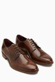 NEXT Pantofi derby de piele, cu aspect lucios Barbati