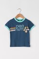 United Colors of Benetton Tricou cu imprimeu cu Snoopy si aplicatie decorativa Baieti