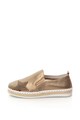 Gian Marco Venturi Pantofi slip-on tip espadrile de piele Femei