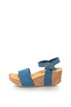 Zee Lane Sandale wedge de piele nabuc Ileania Femei