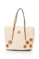 Marina Galanti Плетена чанта за рамо с флорални апликации Жени