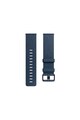 Fitbit Curea ceas smartwatch  Versa, Accessory Leather Band, Small, Midnight Blue Barbati