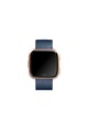 Fitbit Curea ceas smartwatch  Versa, Accessory Leather Band, Large, Midnight Blue Femei