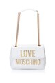 Love Moschino Lakkozott hatású válltáska logóval női