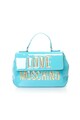 Love Moschino Geanta crossbody cu aspect lacuit Femei