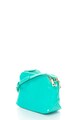 Love Moschino Geanta crossbody cu aspect lacuit si logo Femei