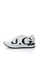 John Galliano Кожени спортни обувки с контрастно лого Жени