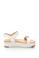 UGG Sandale slingback de piele lacuita, cu platforma Angie Femei