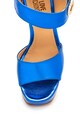 Love Moschino Sandale slingback de piele sintetica, cu aspect metalizat Femei
