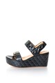 Love Moschino Sandale cu platforma, de piele sintetica, cu aspect matlasat Femei