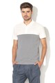 Selected Homme Tricou polo din pique, cu model in dungi Aro Barbati