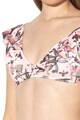 Funky Buddha Sutien de baie cu model floral si garnituri de volane Femei