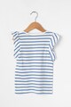 Tom Tailor Kids Tricou in dungi cu detalii cu volane Fete