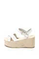 Cristin Sandale wedge de piele sintetica Gloria Femei