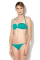 Undercolors of Benetton Sutien de baie bandeau cu striatii si bretele halter detasabile Femei