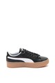 Puma Pantofi sport flatform de piele ecologica Vikky Femei