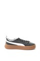 Puma Smash flatform sneakers cipő bőrszegélyekkel női