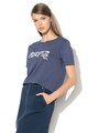 Pepe Jeans London Tricou cu text si broderii Diana Femei