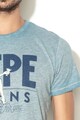 Pepe Jeans London George slim fit logómintás póló férfi