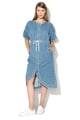 Pepe Jeans London Rochie midi de denim cu terminatie rotunjita  Chleo Femei