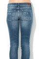 Pepe Jeans London Blugi skinny cu aspect decolorat si rupturi decorative Pixie Femei